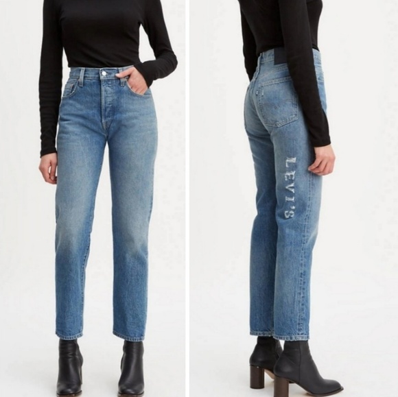 Levi's Denim - Levi's 501 Made & Crafted High Rise Straight Jeans
